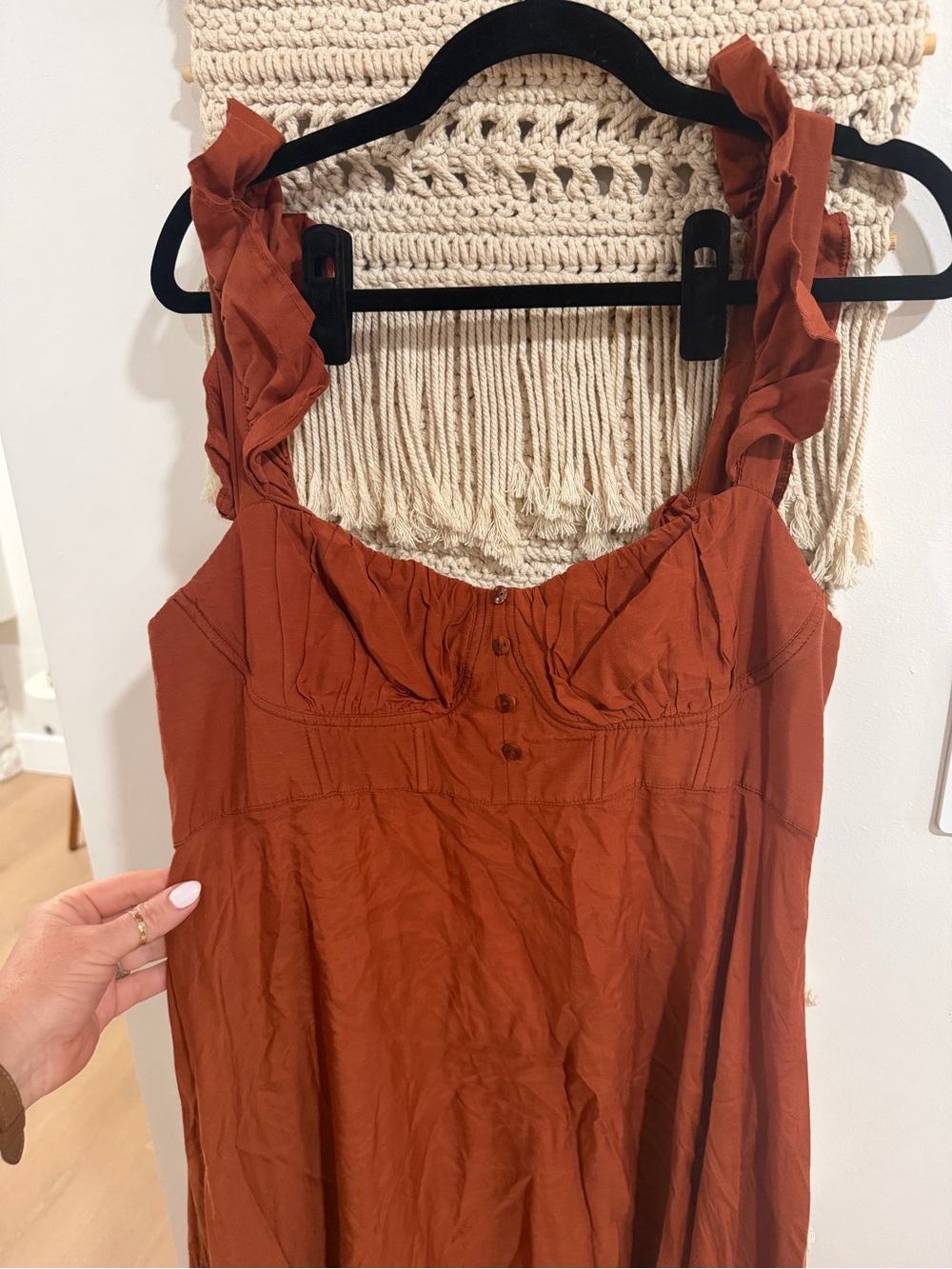 FARM Rio Ruffle Strap Maxi Dress - Picture 5 of 10